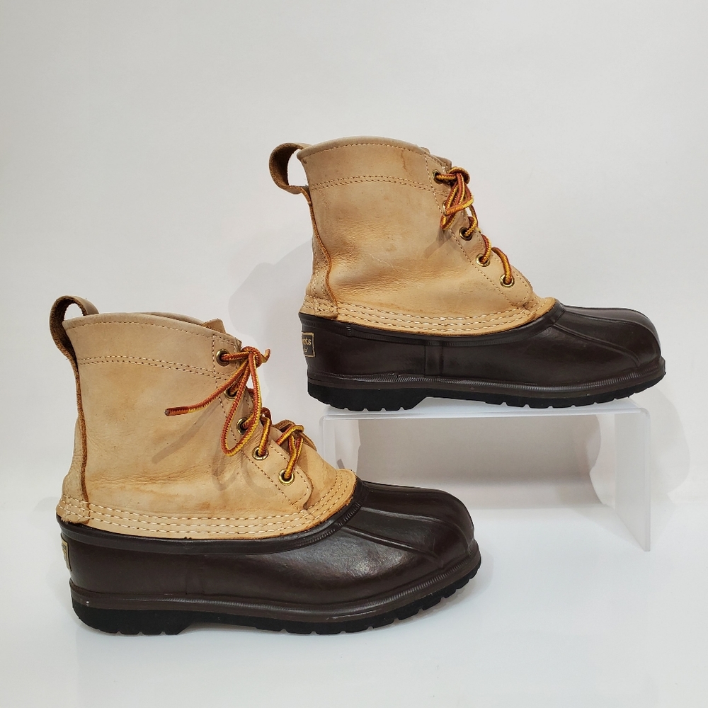 L.L. Bean Vintage Waterproof Leather Bean Boots